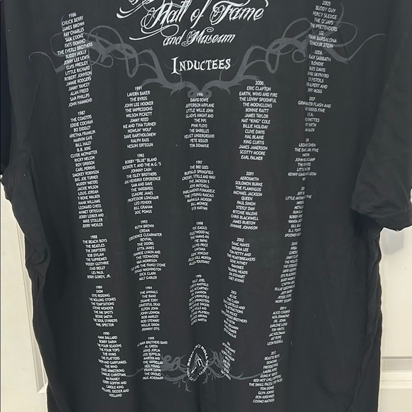 Rock and Roll Hall of Fame Black T-Shirt size XL - Picture 6 of 7